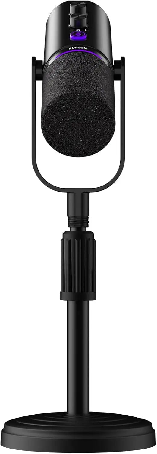 Podcast Dynamic Microphone, XLR/USB Recording PC Microphones for Broadcast, Podcast, Recording, Gaming & Streaming, Studio Mic